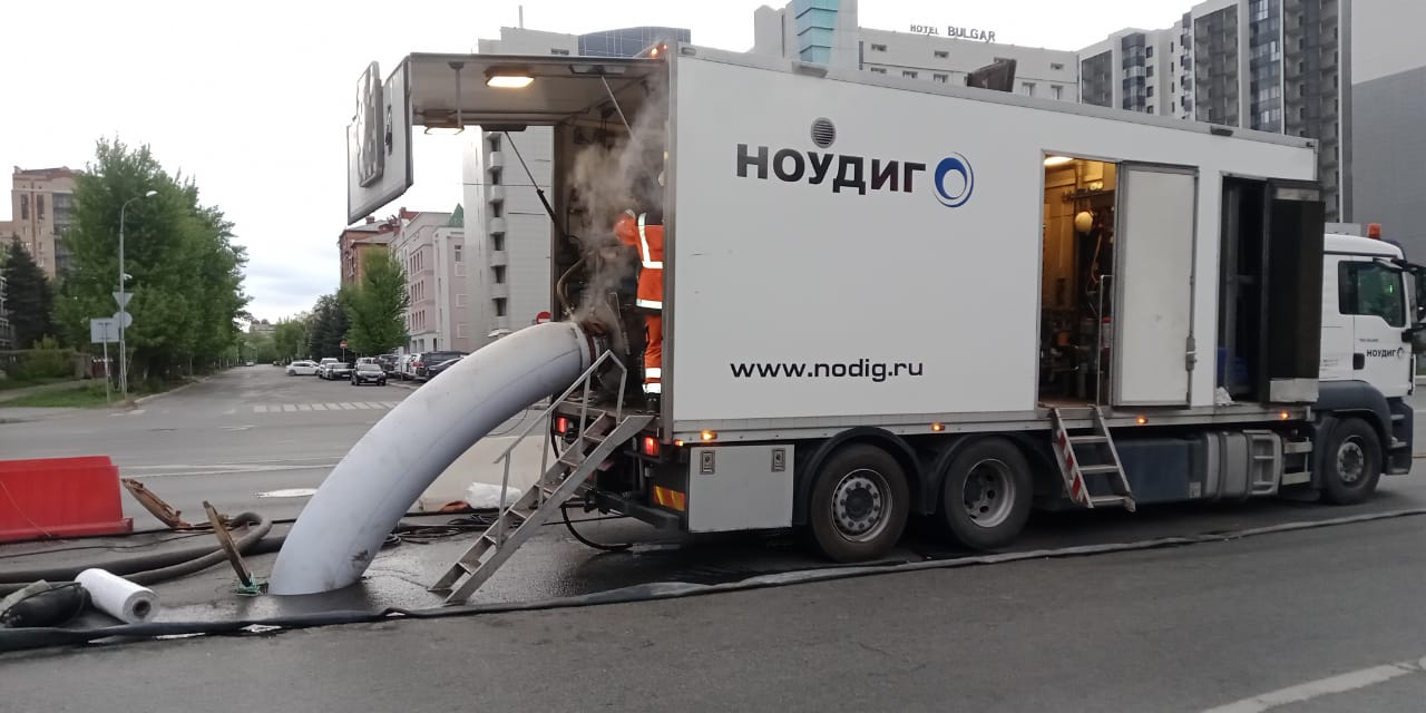 Санация трубопровода диаметром 300 мм